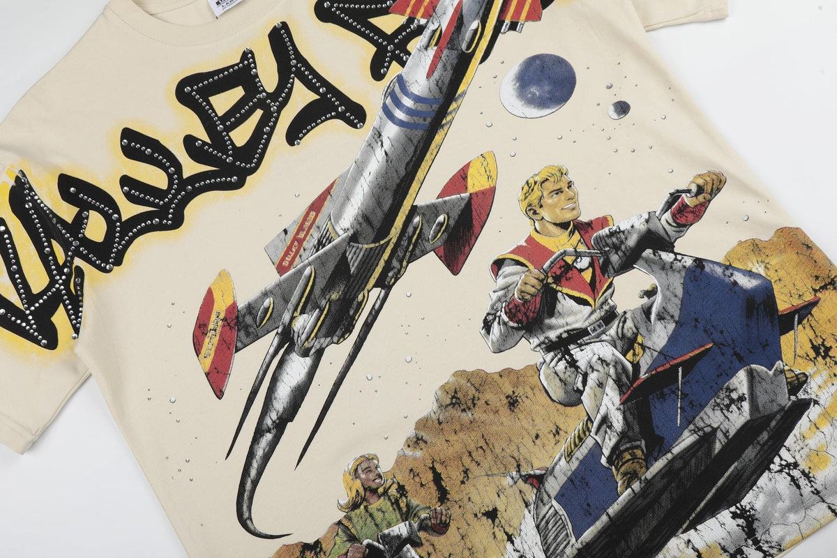 VALE USA Rocket Space Graphic T-Shirt