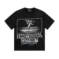 MIXED EMOTION Rhinestone-Style Graphic T-Shirt