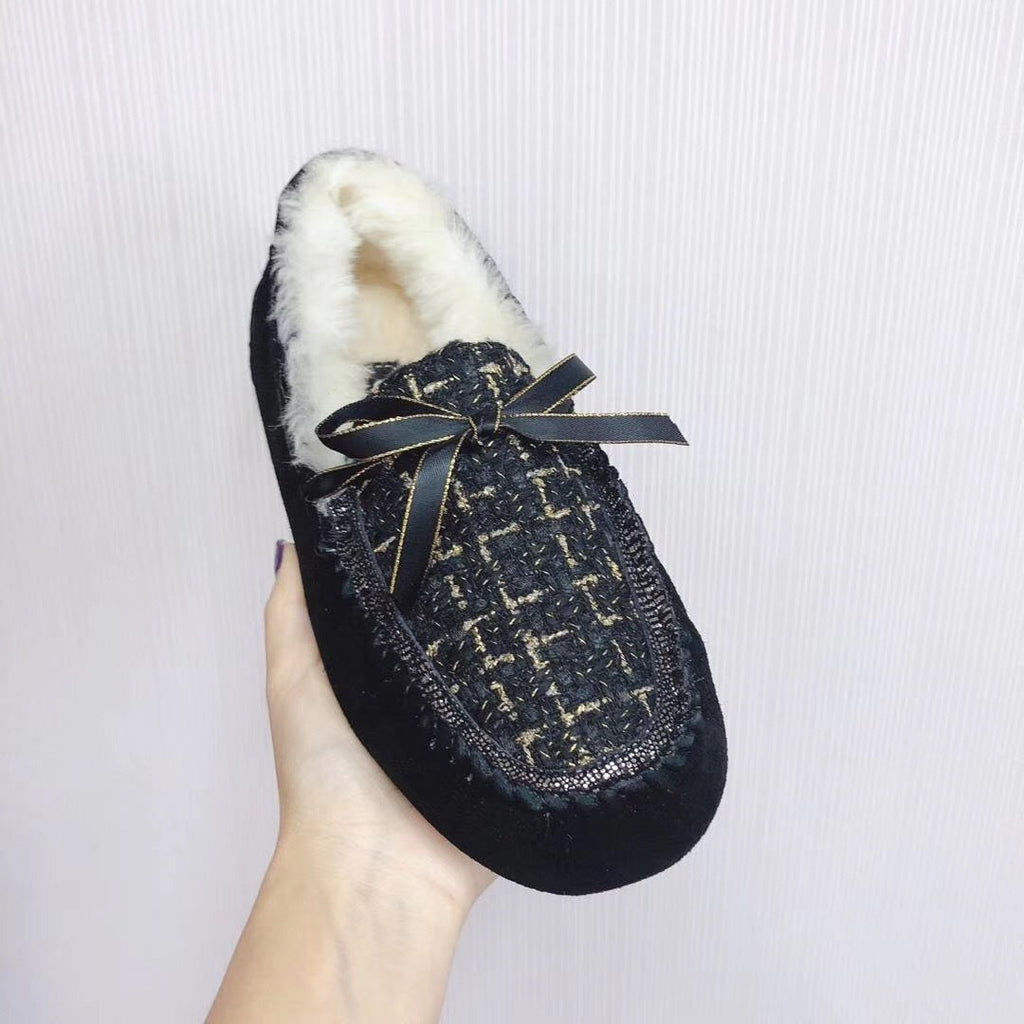 Black Chanel-Style Driving Loafers — Sophisticated & Chic | New Arrival | In Stock