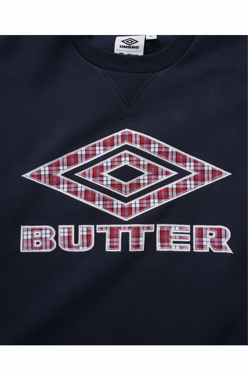 BUTTER DIAMOND CREWNECK Navy