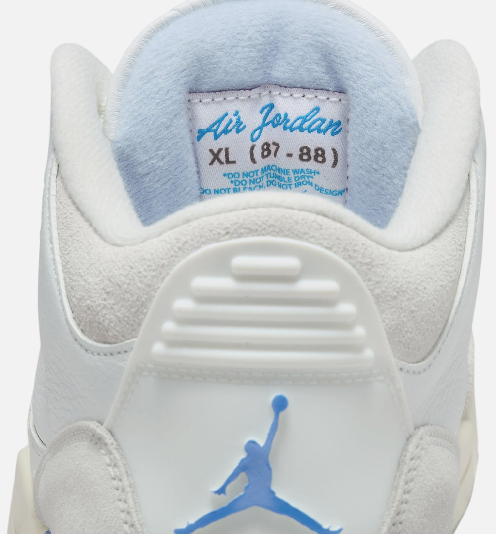Air Jordan 3 Retro Lucky Shorts Men's Lifestyle Shoes - Summit White / Hydrogen Blue / Legend Blue