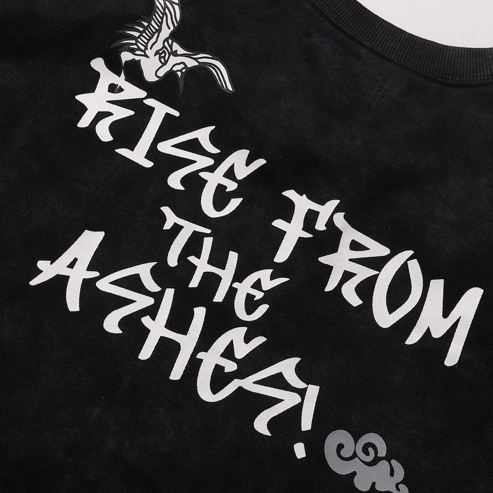KLEEP 2005 Rise From the Ashes Skull Graphic T-Shirt
