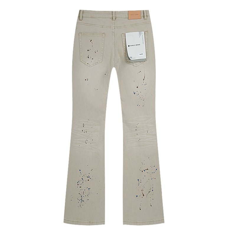 Purple Brand Paint-Splatter Jeans