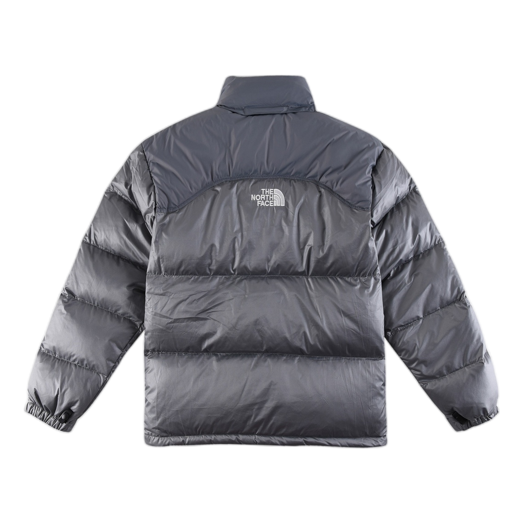 The North Face Contrast-Panel Puffer Jacket with Stand Collar