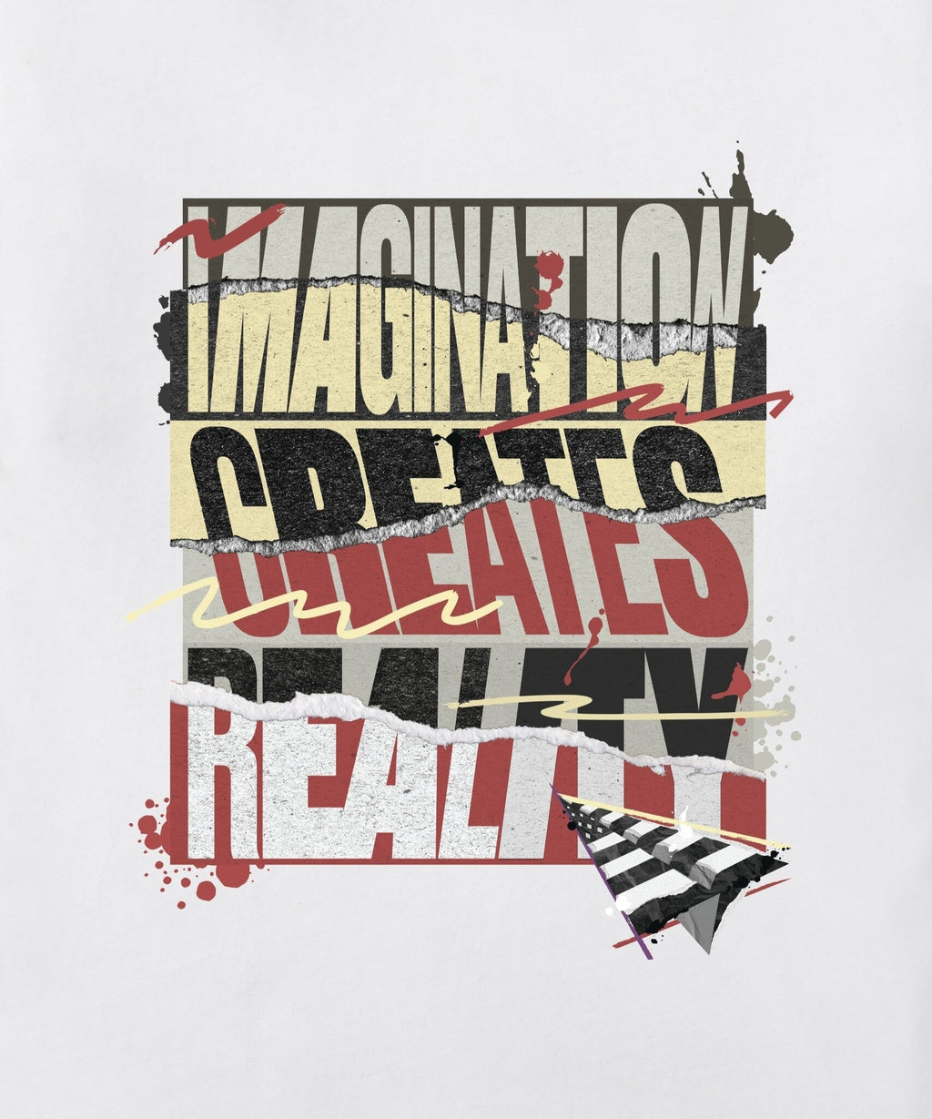 Paper Planes Imagination Creates Reality Tee