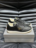 Prada Men's Black Low-Top Logo Sneakers
