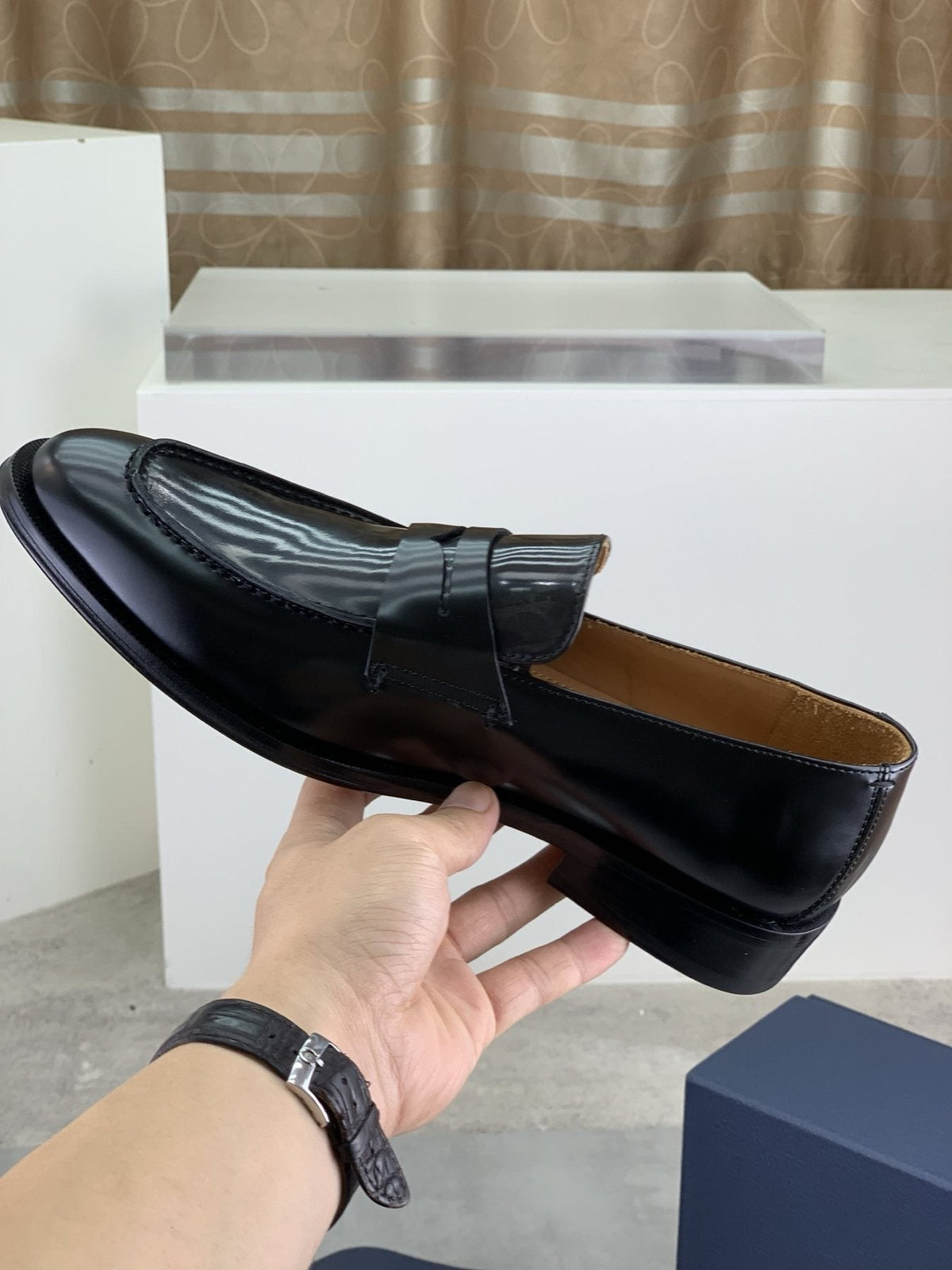 Dior Men's Black Tassel Loafers
