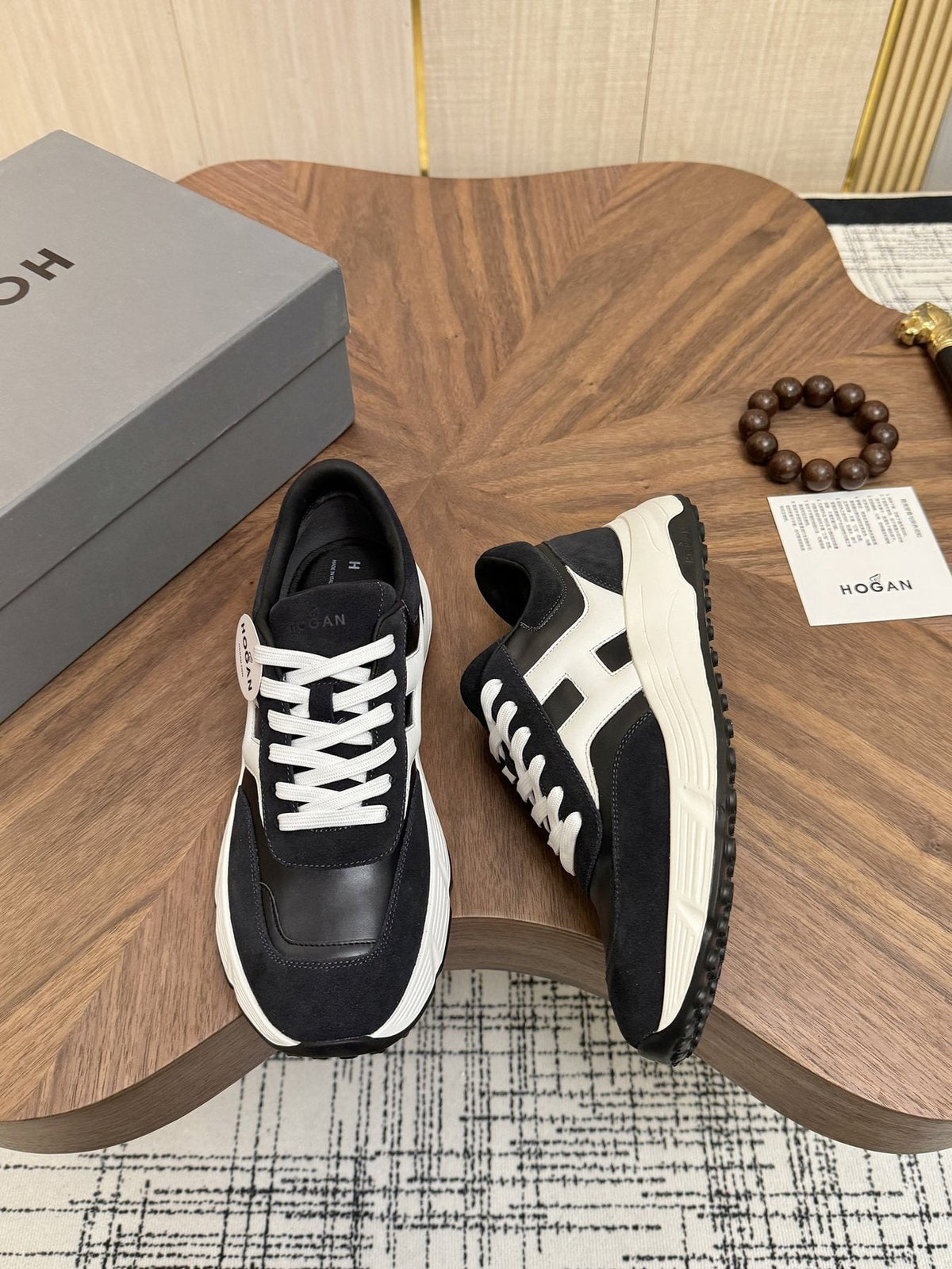 Hogan Women's H-Stripes Platform Sneakers