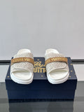 Louis Vuitton Two-Strap Slide Sandals - Open Toe