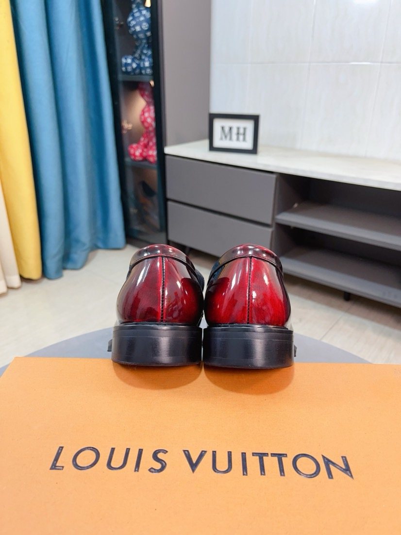 Louis Vuitton Textured Hardware Loafers