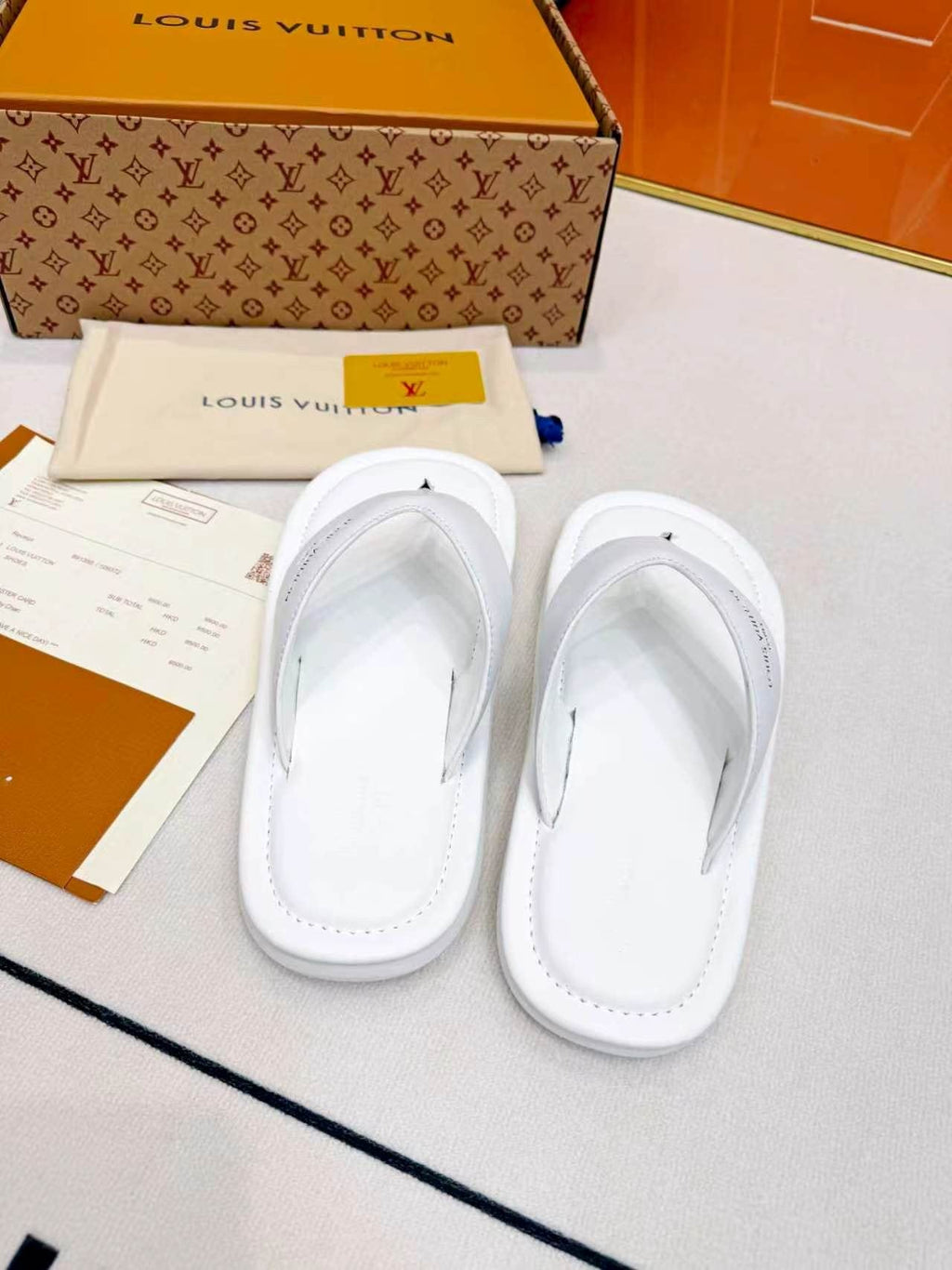 Louis Vuitton Men's V-Front Thong Sandals