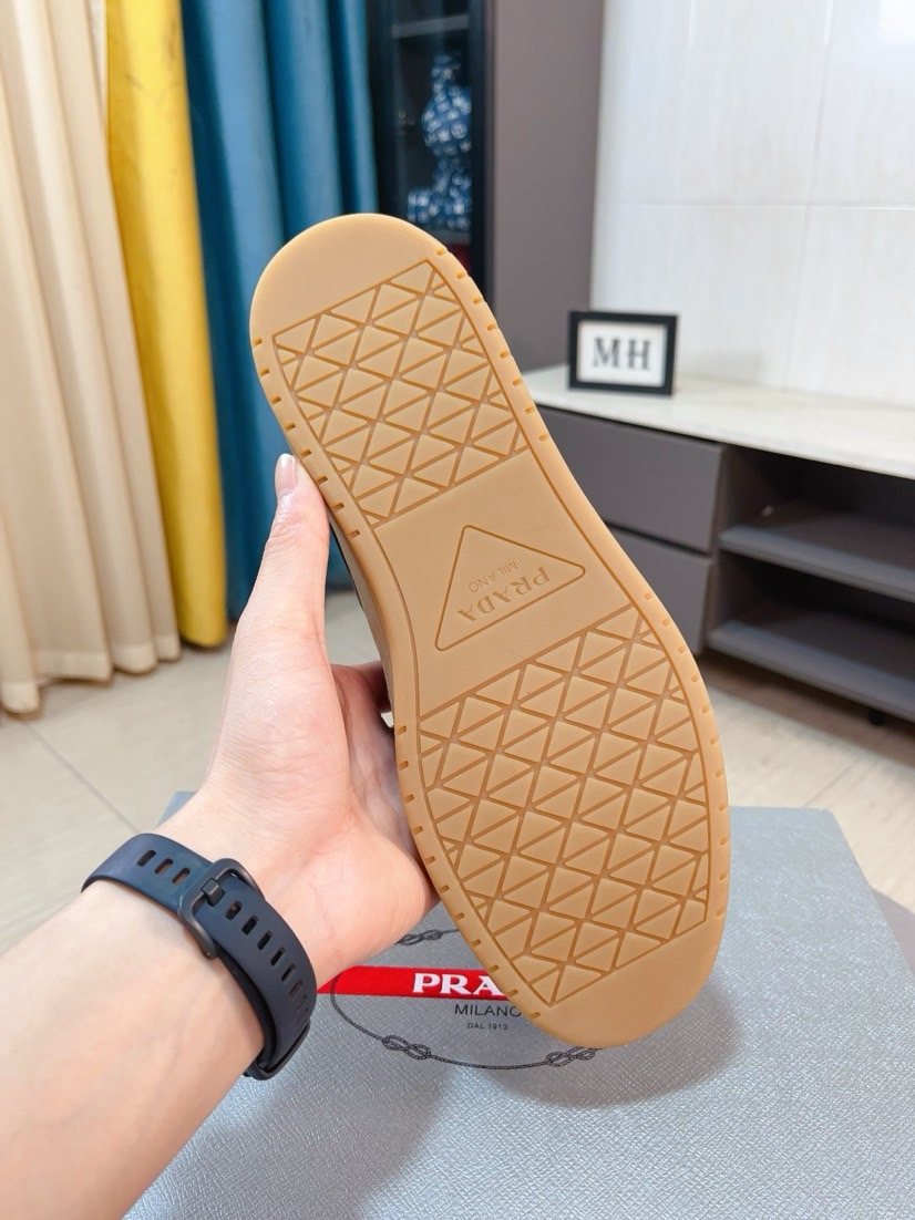 Prada Low-Top Gum Sole Sneakers