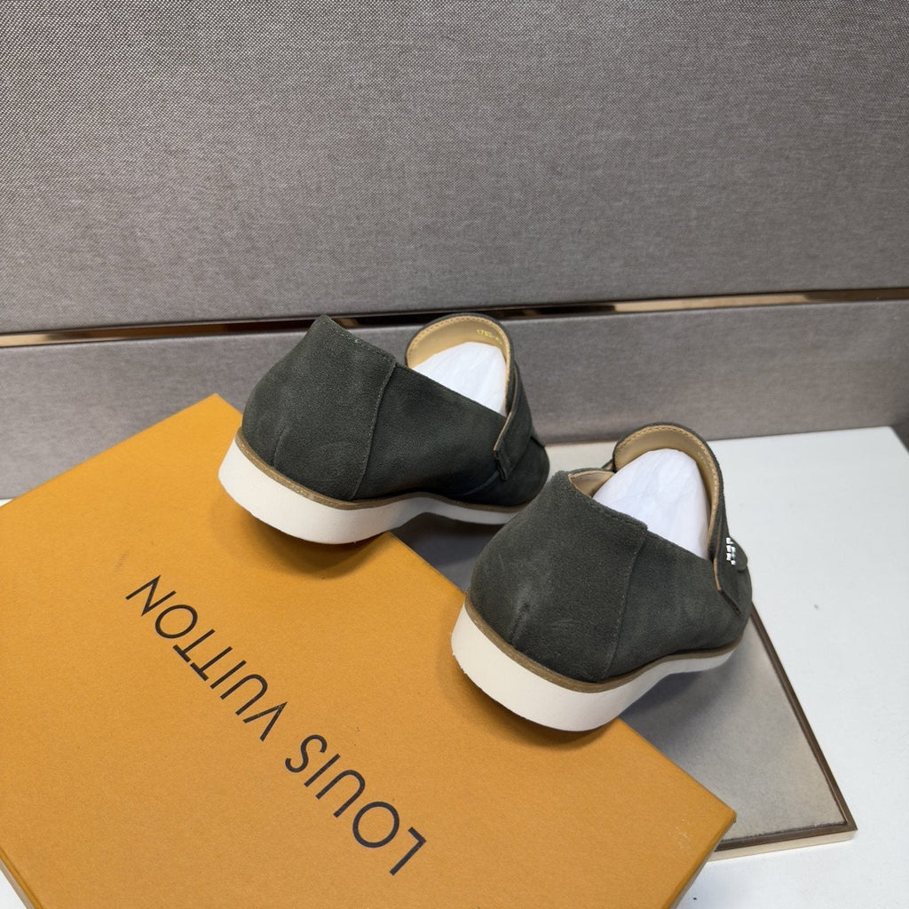 Louis Vuitton Men's Vamp-Strap Loafers