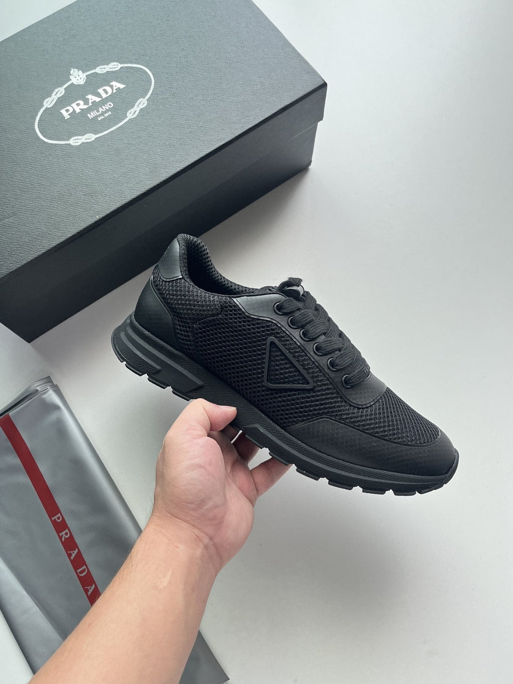 Prada Prax Mesh Sneakers