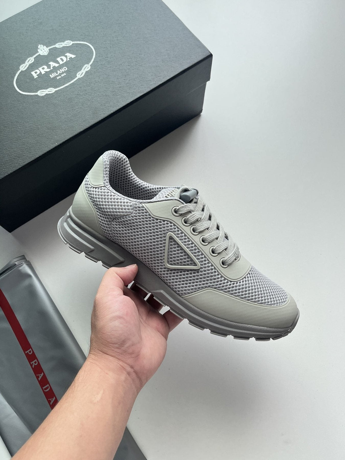 Prada Prax Mesh Sneakers